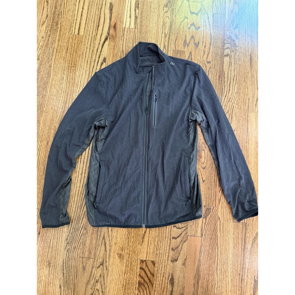 Lululemon Men’s Full-Zip Running Jacket Dark Heather Grey Size M